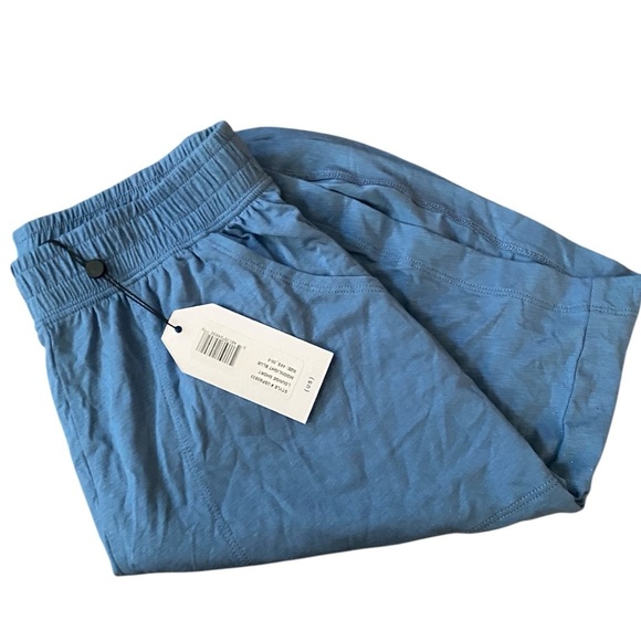 Universal Standard Moonlight Blue Lounge Shorts Women’s Size 4XS 00/0 Loungewear - Picture 7 of 7